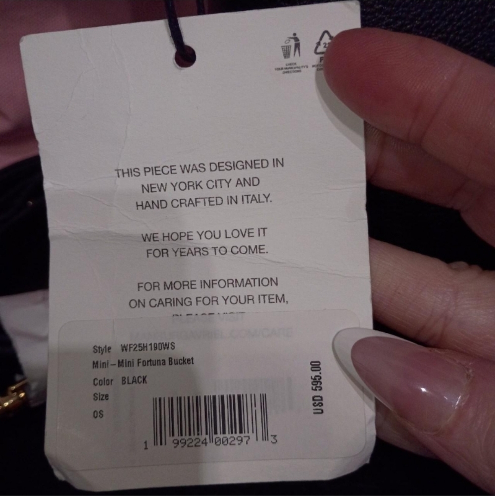 AUTHENTIC NWT Mansur Gavriel Mini-Mini Fortuna Bucket Bag - Picture 3 of 8